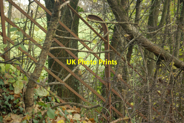 Photo 6"x4" Fence at the Glannau Builth Wells\/Llanfair-Ym-Muallt c2008