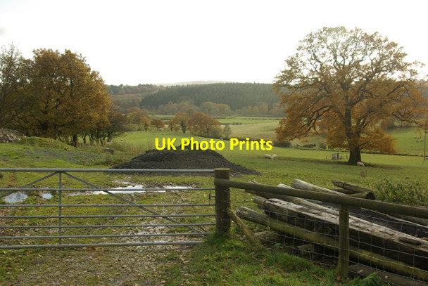 Photo 6"x4" Looking over the Wye Valley Cwmbach Llechrhyd c2008