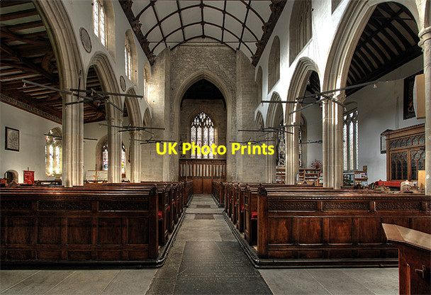 Photo 6"x4" Interior of St Michael's Church - Mere Mere\/ST8132 c2008