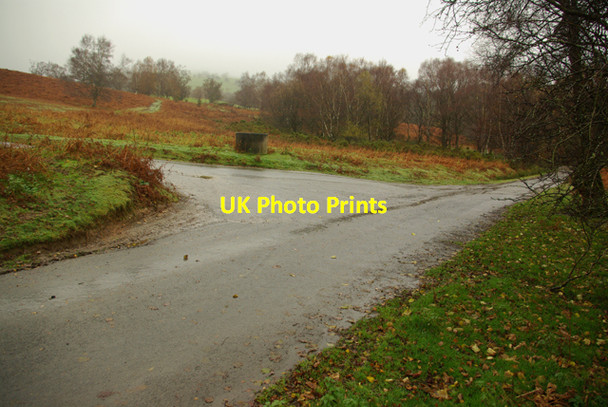 Photo 6"x4" Junction on the Common Garth\/SN9549 c2008