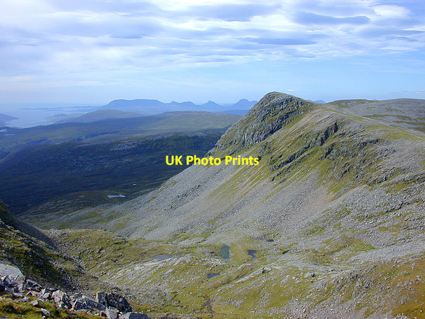 Photo 6"x4" View towards Meall nan Ceapraichean Beinn Dearg\/NH2581 c2005