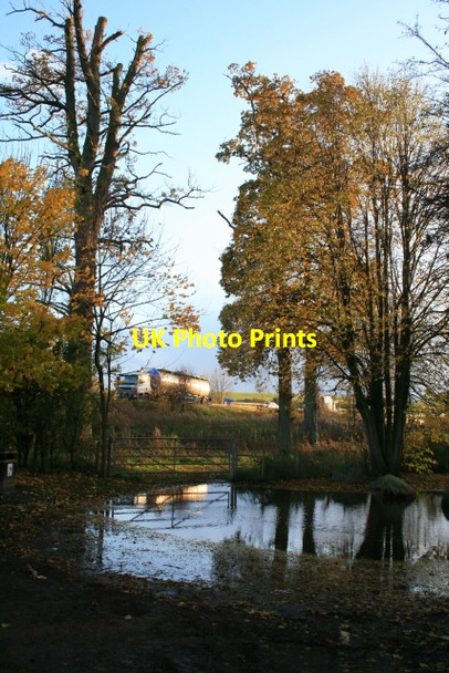 Photo 6"x4" Tanker on Hard Shoulder of M6 Brisco c2008