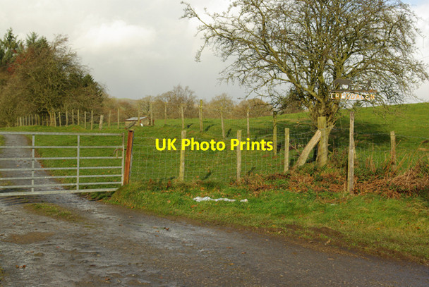 Photo 6"x4" Entrance to Erwddallen Llanafan-fawr c2008