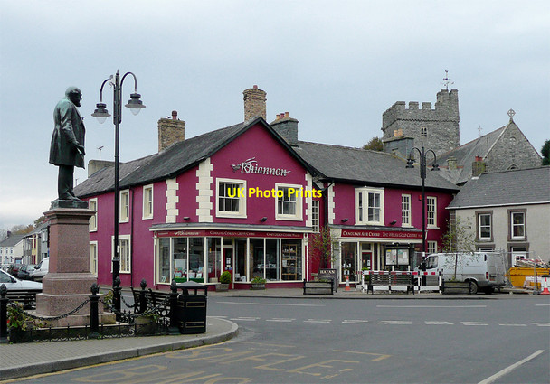Photo 6"x4" Tregaron Market Square, Ceredigion Tregaron c2008