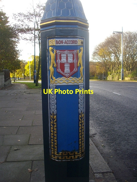 Photo 6"x4" Bon Accord Lamppost Aberdeen\/NJ9206 c2008