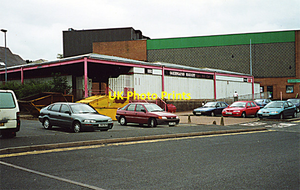 Photo 6"x4" Oakengates Market Hall Telford c2000