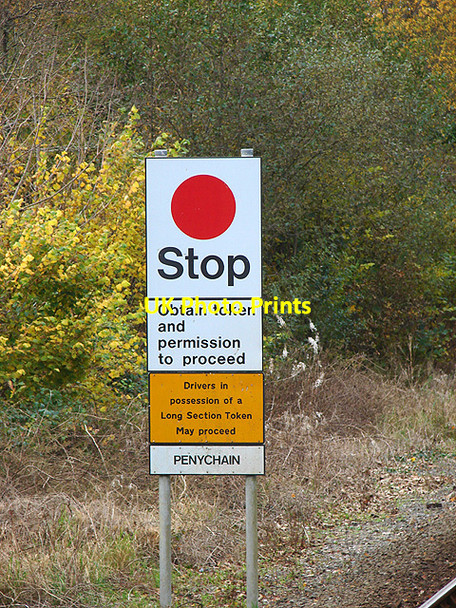 Photo 6"x4" RETB token sign at Penychain Afon Wen\/SH4437 c2008