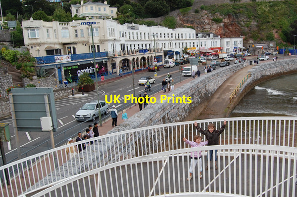 Photo 6"x4" Footbridge over Torbay Road, Torquay Torquay c2008