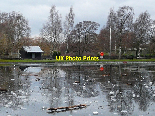 Photo 6"x4" A winter afternoon at Hammond's Pond Carlisle c2008