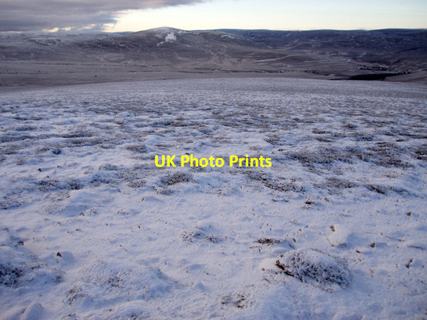 Photo 6"x4" Western Slopes of Carn Sleamhuinn Geal-charn Beag\/NH8414 c2009