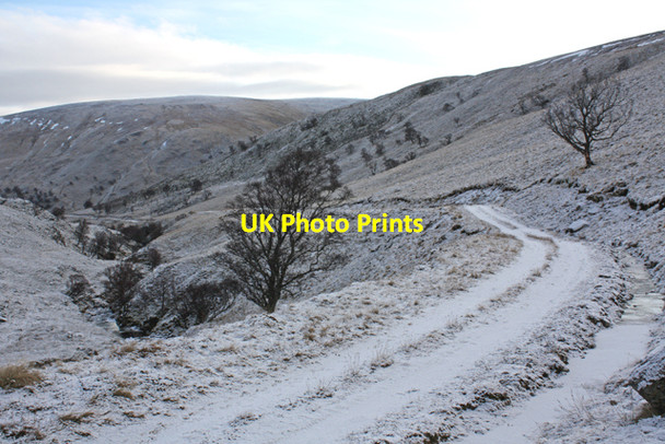 Photo 6"x4" Track Following Allt Calder Carn Leachtar Dhubh c2009