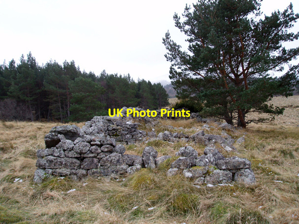 Photo 6"x4" Ruins at Wester Rynerrick Tulloch\/NH9816 c2009