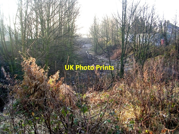 Photo 6"x4" Line of Dismantled Railway - Bradford Road Thornbury\/SE1934 c2009