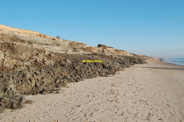 Photo 6"x4" Cliff erosion, Barton on Sea, Hampshire Barton on Sea c2009