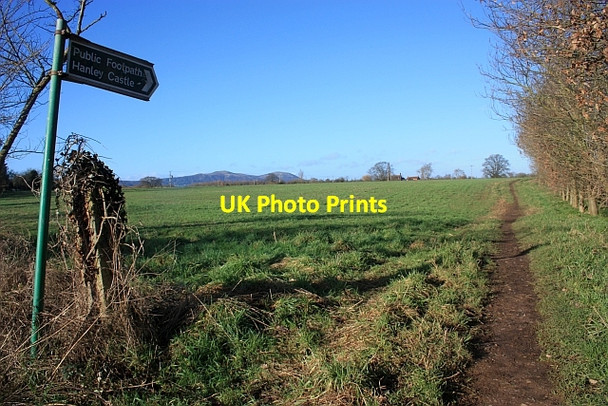 Photo 6"x4" Footpath to Hanley Castle The Hyde\/SO8340 c2009