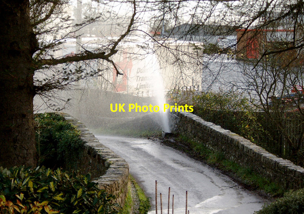Photo 6"x4" A leak at the bridge  in Ballinteggart Road Portadown c2002