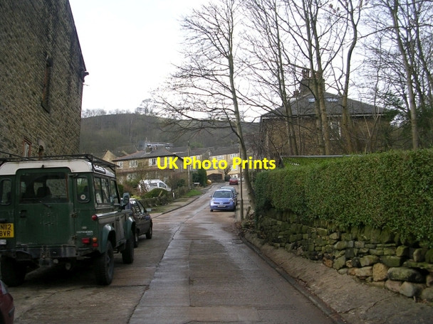 Photo 6"x4" Moss Lane Hebden Bridge c2009