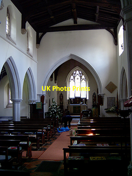 Photo 6"x4" Flitwick Parish Church Interior Flitwick c2008