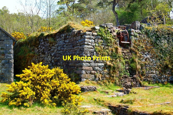 Photo 6"x4" Abandoned mill at Gleniff Horseshoe Drive Ballaghnatrillick c2008