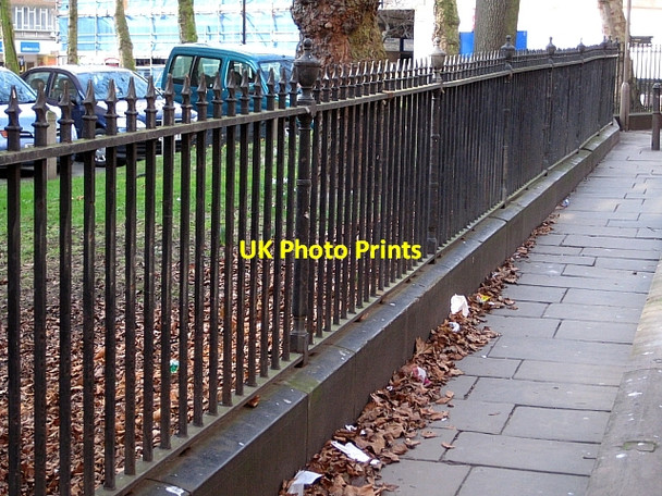 Photo 6"x4" Railings, Wakefield Cathedral Wakefield\/SE3320 c2009