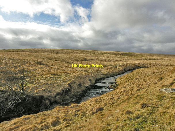 Photo 6"x4" Lower slopes of Esgair Dderwen Esgair Dderwen c2009