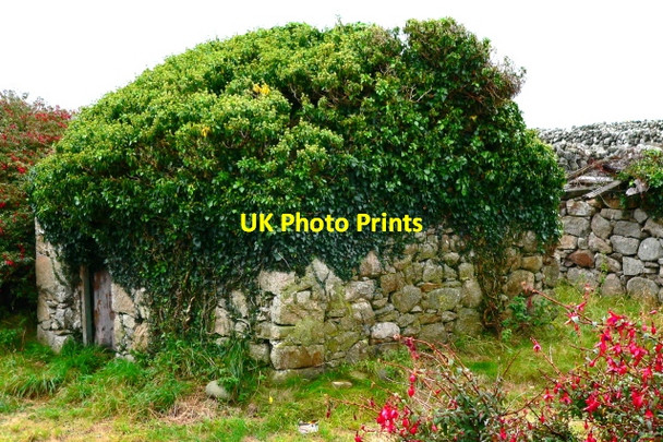 Photo 6"x4" Brinlack - Derelict building Brinlack c2005