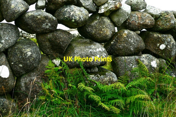 Photo 6"x4" Brinlack - Stone wall Brinlack c2005