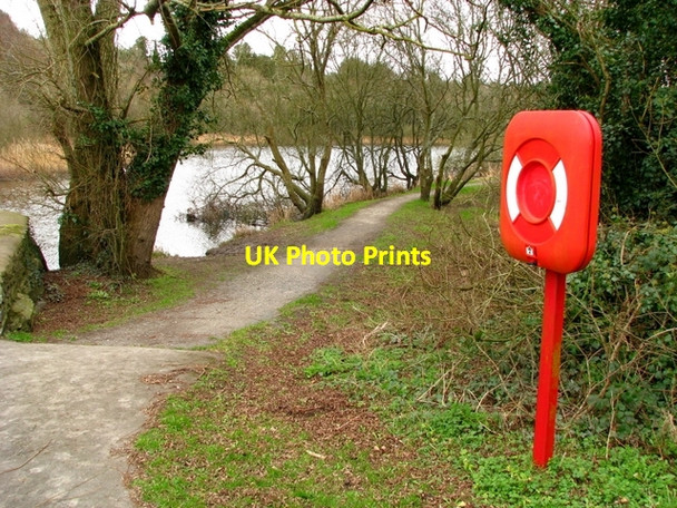 Photo 6"x4" Lifebuoy by the Quoile Downpatrick c2009