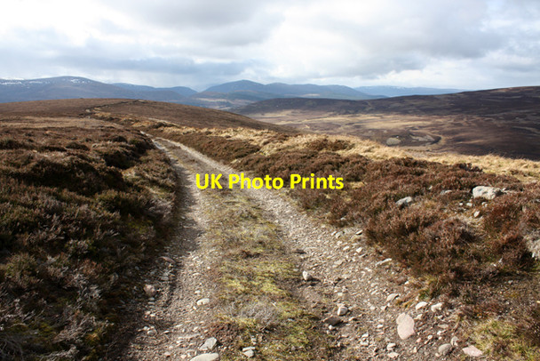 Photo 6"x4" Track on Tom an t-Suidhe Mhoir Bridge of Brown c2009