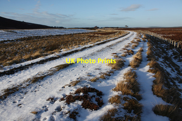 Photo 6"x4" Track of former Highland Railway Carn Ruigh Thuim c2009