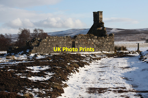 Photo 6"x4" Ruined farmhouse, Lochenoun Lochenoun c2009