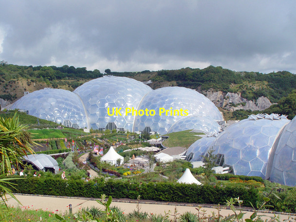 Photo 6"x4" Gardens and biodomes, the Eden Project St Austell c2004