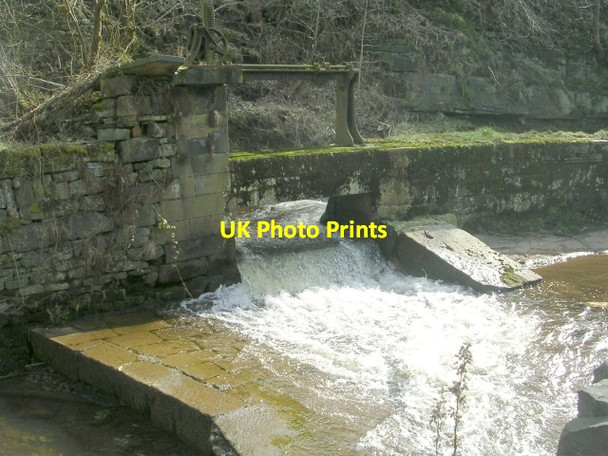 Photo 6"x4" Weir - Rochdale Road Todmorden c2009