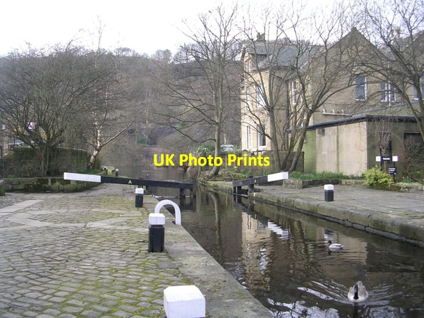 Photo 6"x4" Rochdale Canal - Rochdale Road Todmorden c2009