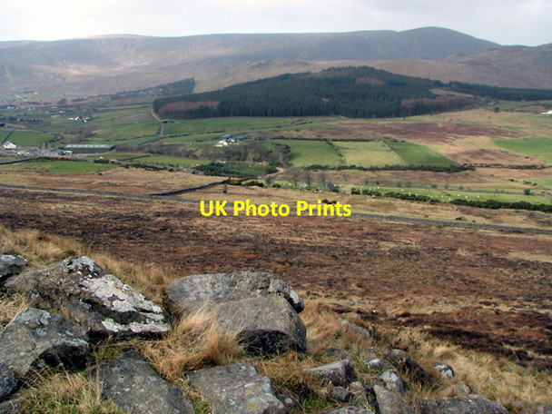 Photo 6"x4" Mourne countryside at Slievenagore Attical c2009 P1