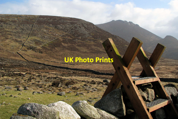 Photo 6"x4" Stile near Slievenaglogh Attical c2009