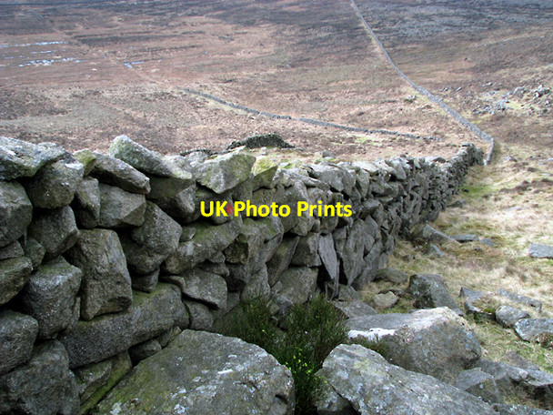 Photo 6"x4" Mourne Wall, Slievenaglogh Attical c2009