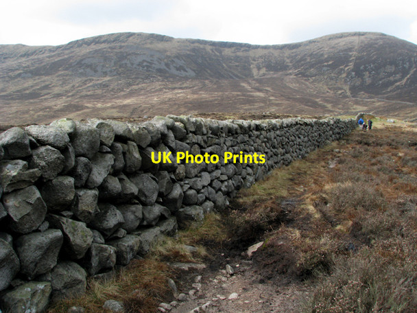 Photo 6"x4" Mourne Wall, Slievenaglogh Attical c2009