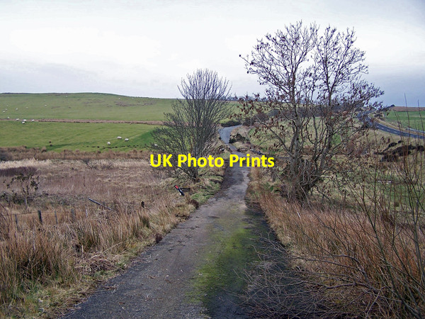 Photo 6"x4" Old road towards Lyndale Suledale c2009