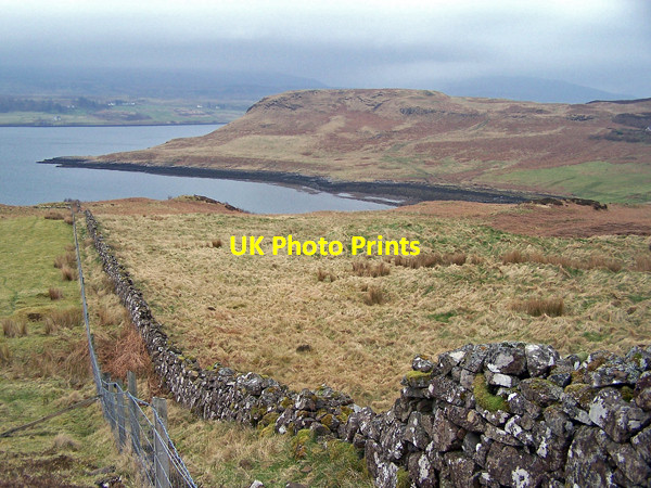 Photo 6"x4" Fence, wall and grazing land Suledale c2009