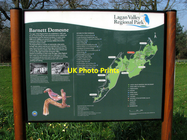 Photo 6"x4" Sign, Barnett Demesne Dunmurry c2009