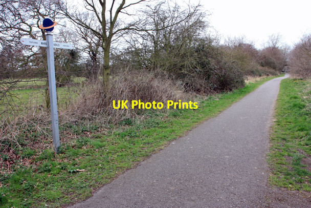 Photo 6"x4" York Solar System model - Earth signpost Bishopthorpe\/SE5947 c2009