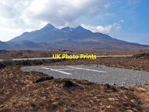 Photo 6"x4" Mountain rescue helipad Sconser c2009