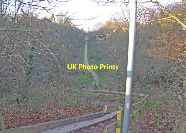 Photo 6"x4" Re-used railway West Bridgford c2008