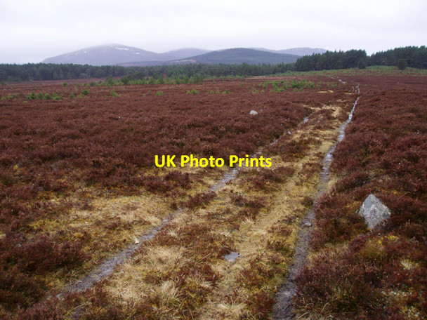Photo 6"x4" Track near Loch an Spioraid Clachaig\/NJ0218 c2009