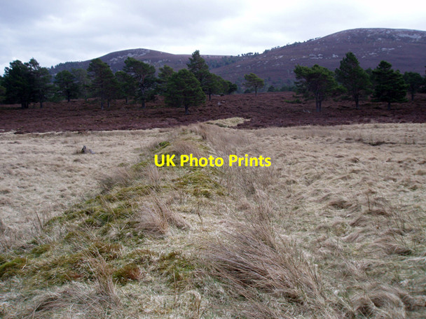 Photo 6"x4" Remains of an earth dam An Leth-allt\/NH8320 c2009