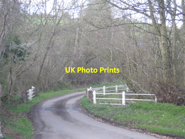 Photo 6"x4" Bend on a narrow bridge Upper Treverward c2009
