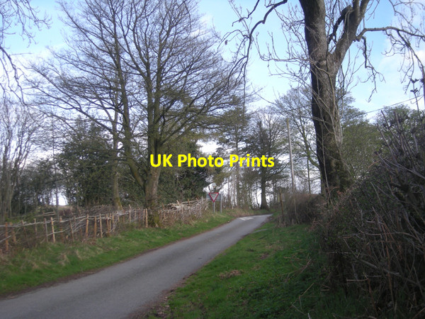 Photo 6"x4" Give Way at the A488 Rockhill c2009