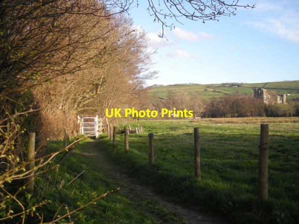 Photo 6"x4" Shropshire Way nearing Clun Gree c2009