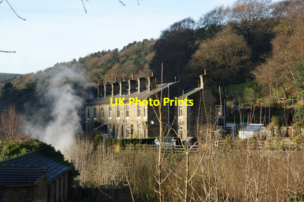 Photo 6"x4" Hebden Terrace, Midgehole Hebden Bridge c2008